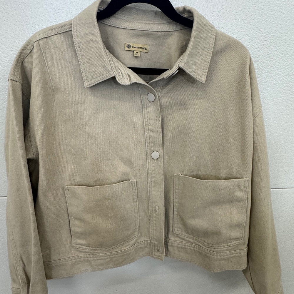 Tan Denim Jacket